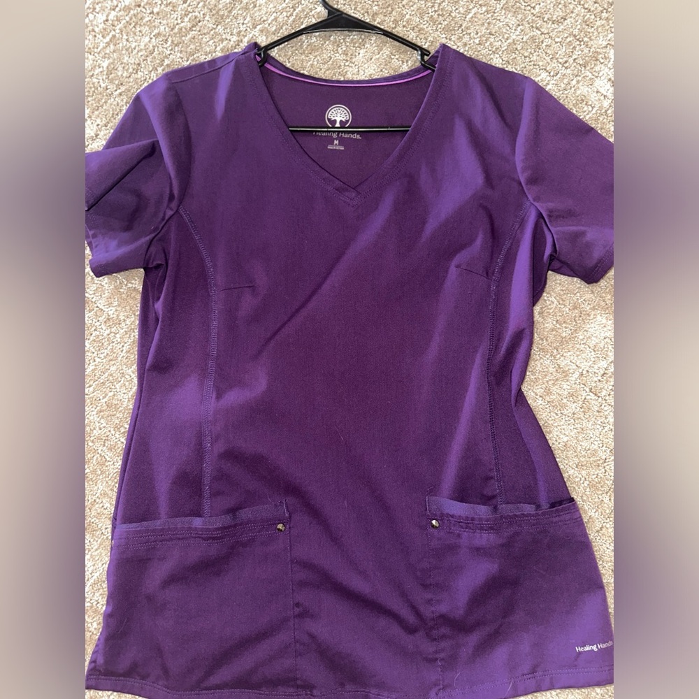 Healing hands scrub top!!